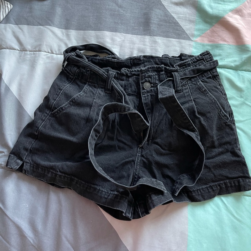American eagle Flared top mom shorts